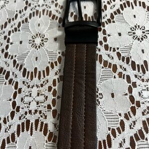 Men’s Reversible Belt Brown & Black Man Made Bonded Leather Made in India
